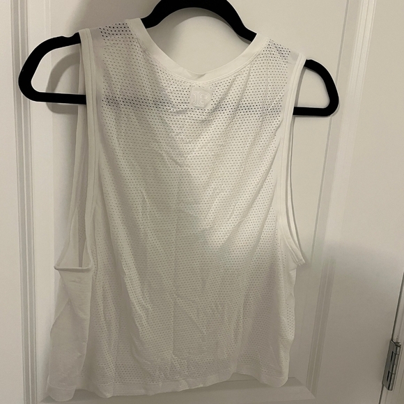 Nike Women's White Muscle Tee - Picture 2 of 10